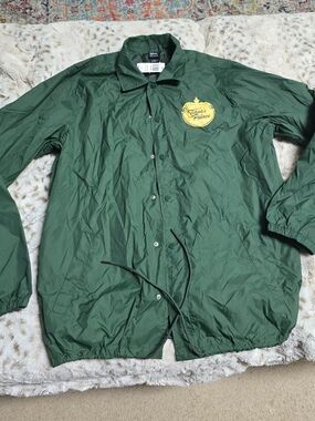 Tiana Palace Disney Our Universe Green Windbreaker Jacket Size Large NWT